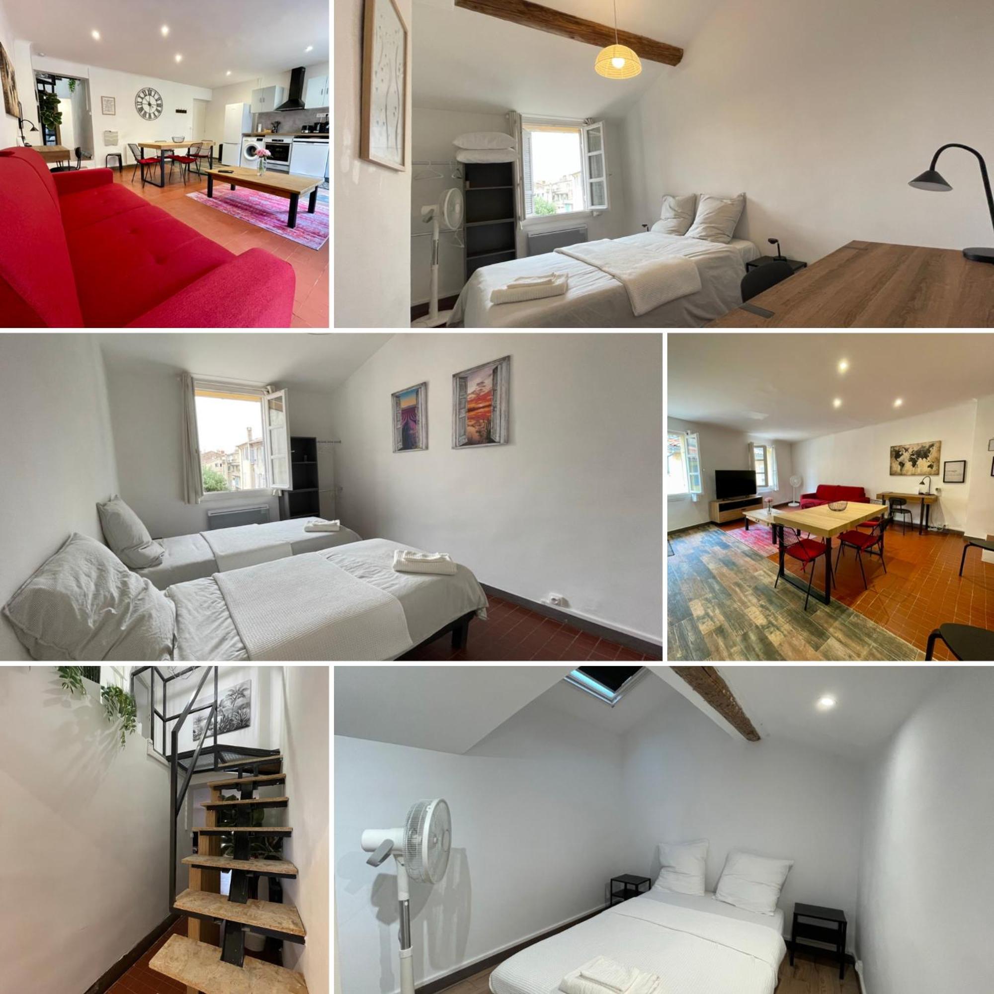 Spacieux Appartement T4 / 70 M2 8 Personnes Aix-en-Provence Dış mekan fotoğraf